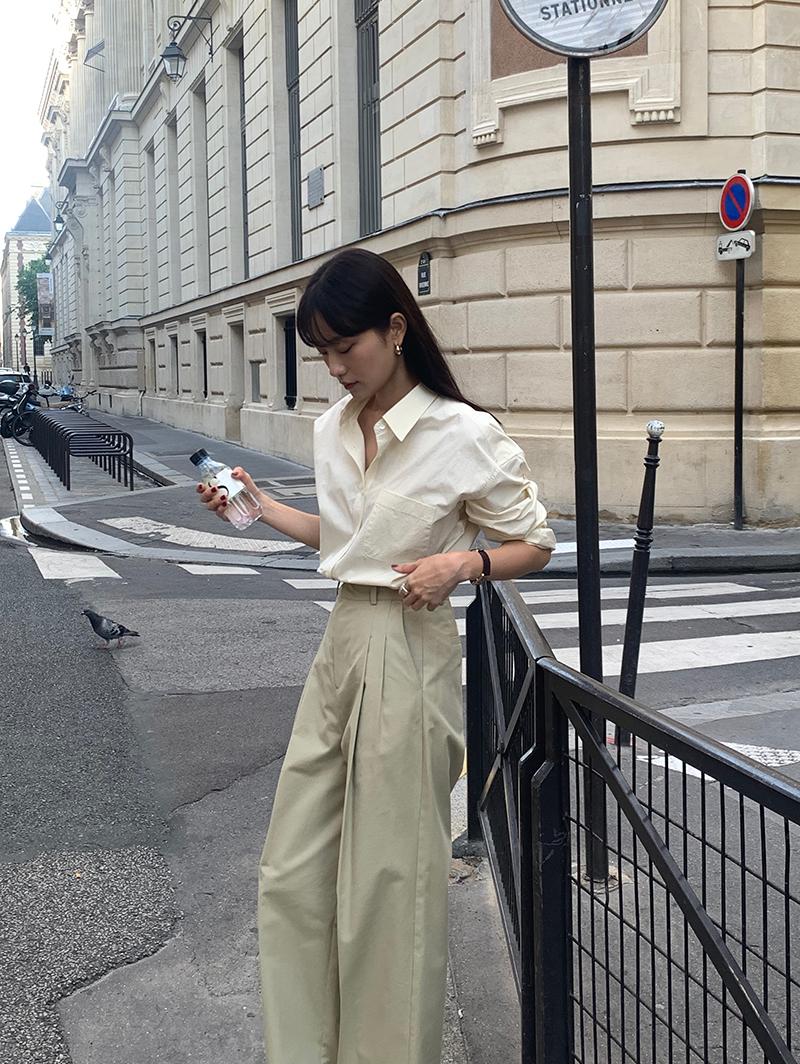[Lemoir/당일배송/3천장돌파] Mori Cotton Shirt (6 color)