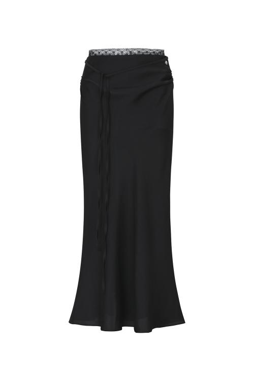 JADE LONG SKIRT black