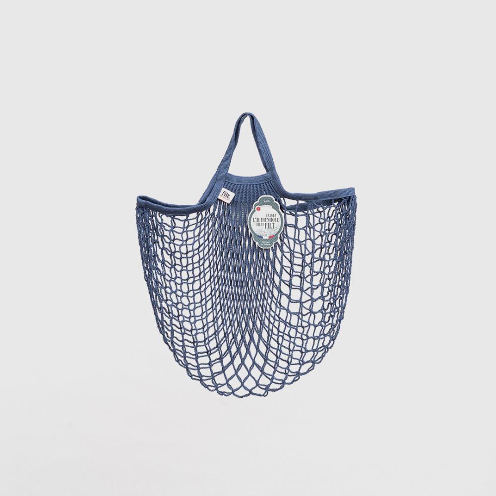 Filt 필트 그물가방 네트백 숏핸들 블루진