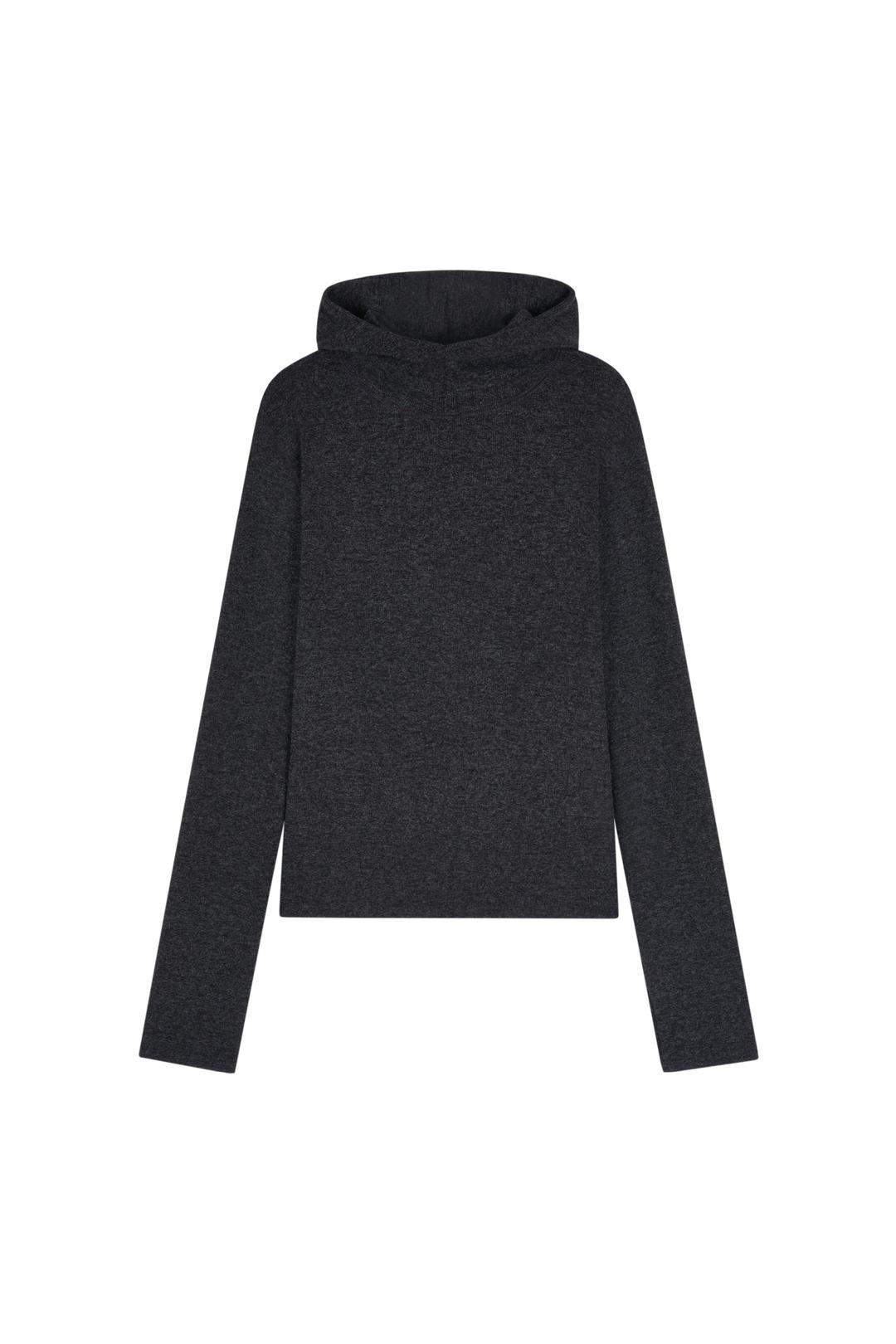 [예약배송 12/10] WINTER HIGH-NECK HOODIE (CHARCOAL)