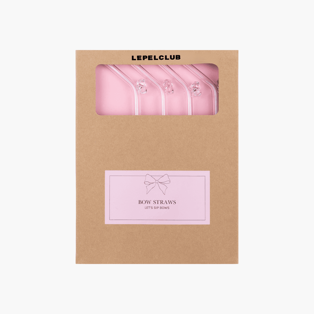 Bow Straws Set of Four