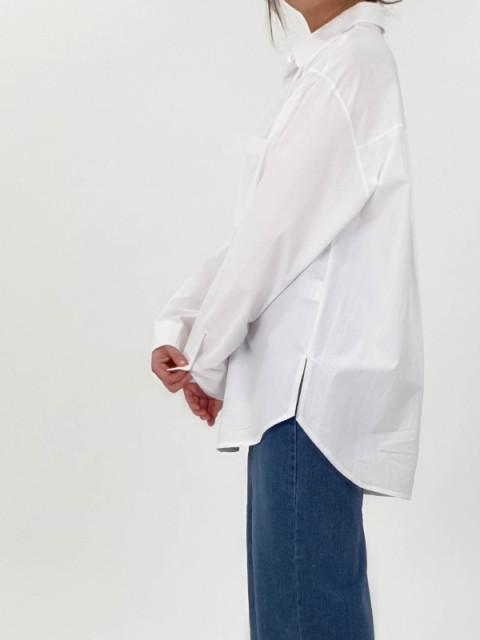 Long Sleeve Oversized Button-down Shirt