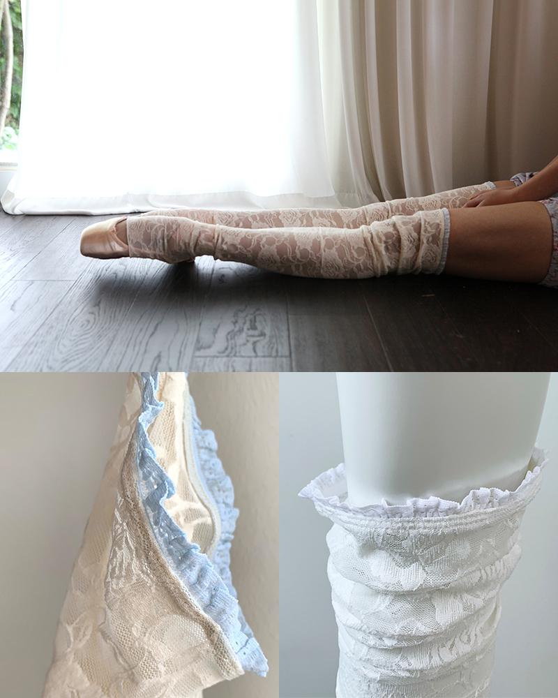 LDB013L rocha lace legwarmers