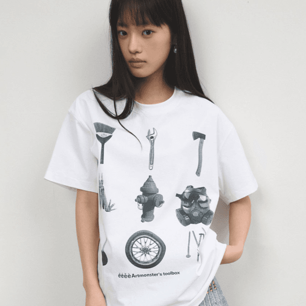 Tool box printed T-shirt