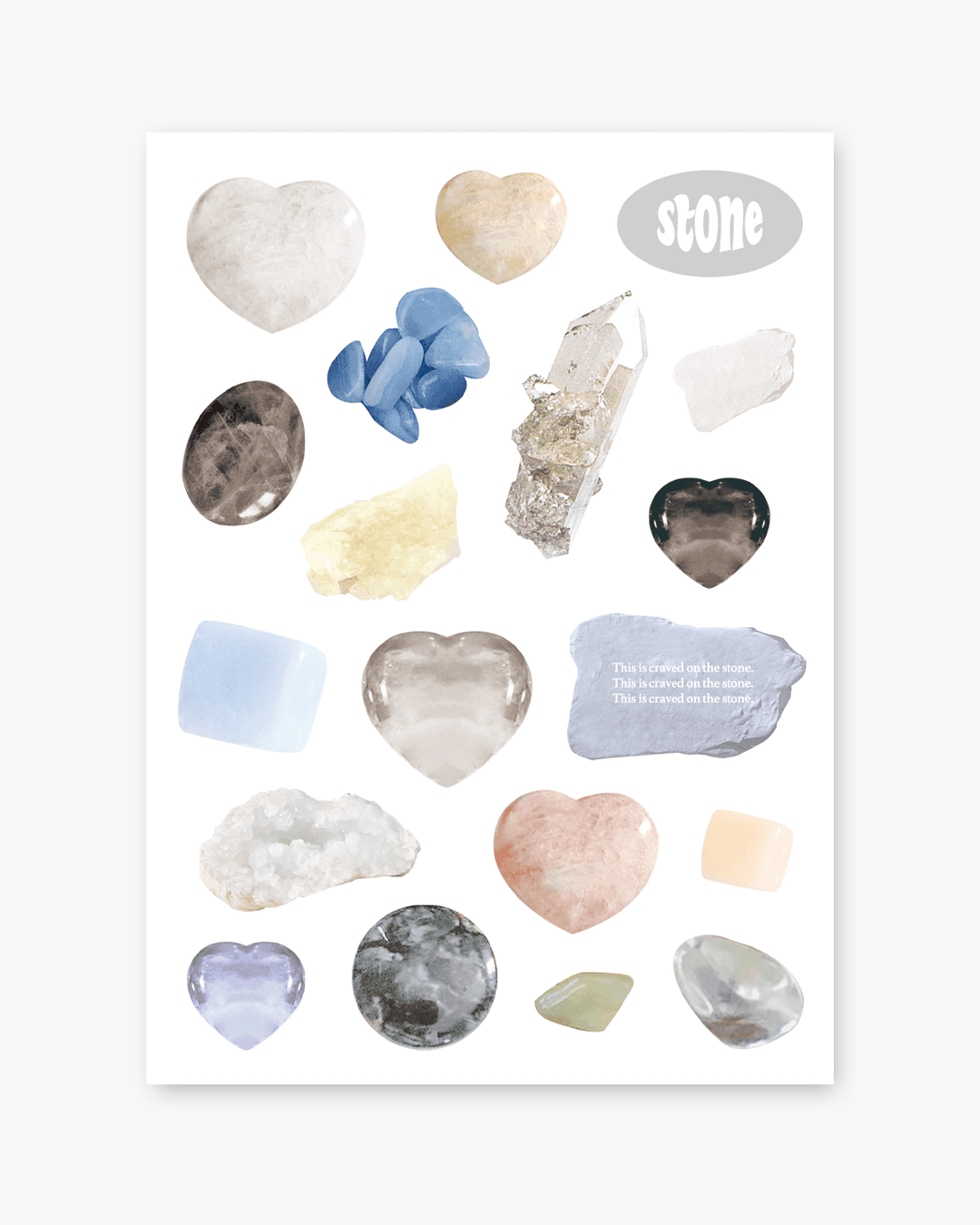 stone sticker