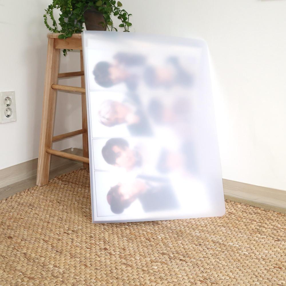 A2 브로마이드 포스터 파일 그림 정리 보관 바인더 클리어화일 a2세로형 흰색20