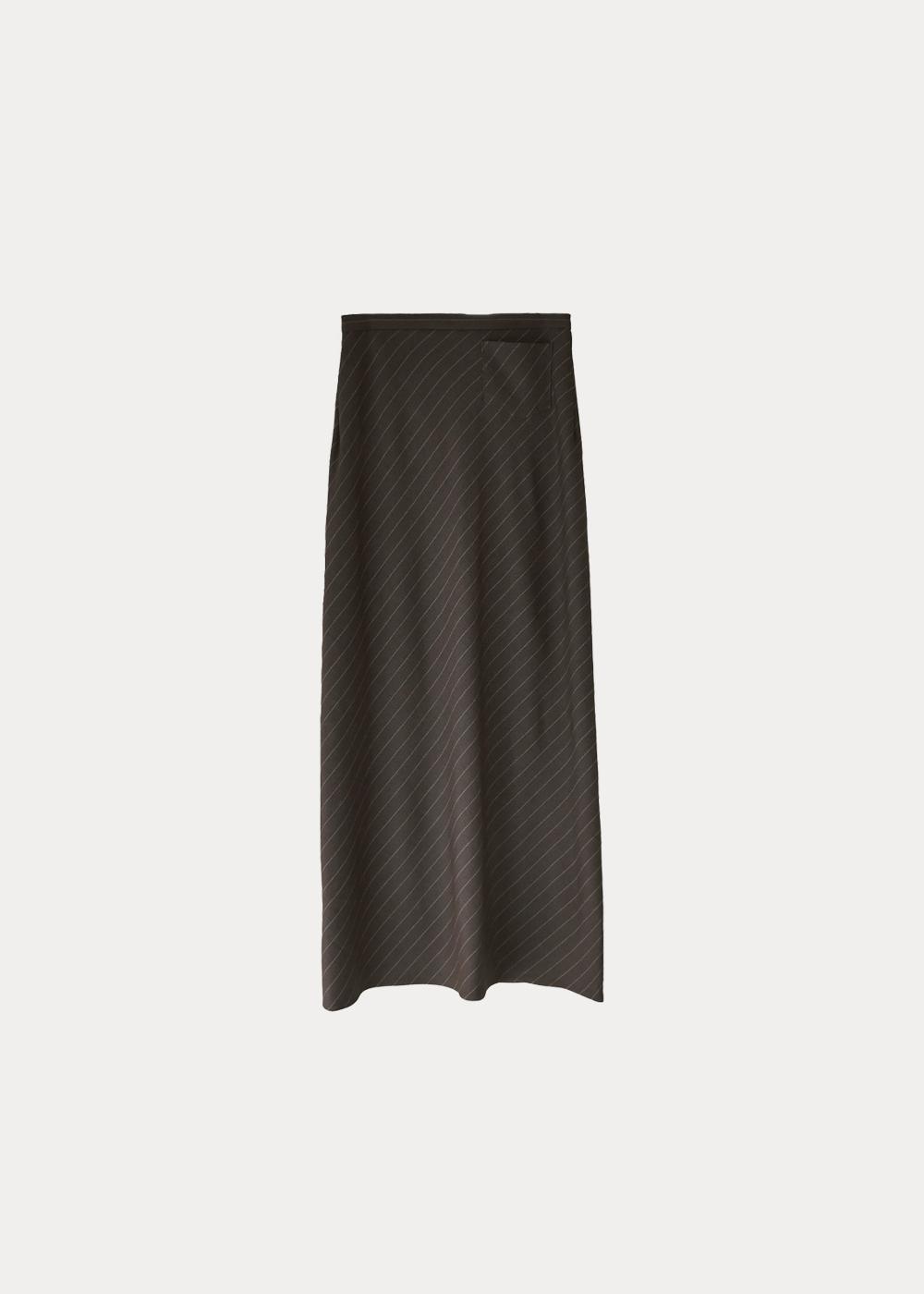 brown city long skirt