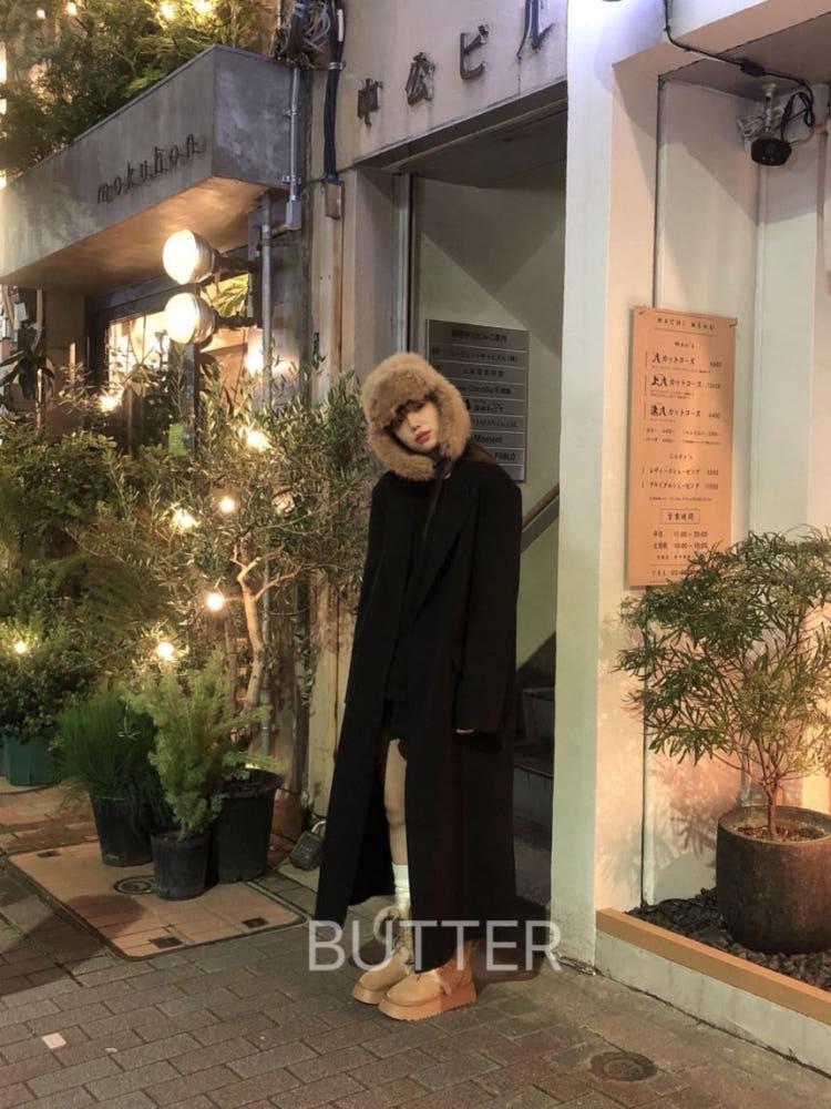 (차콜당일) 르버터 플랜 롱 핸드메이드 코트, 울100 맥시 코트 2color