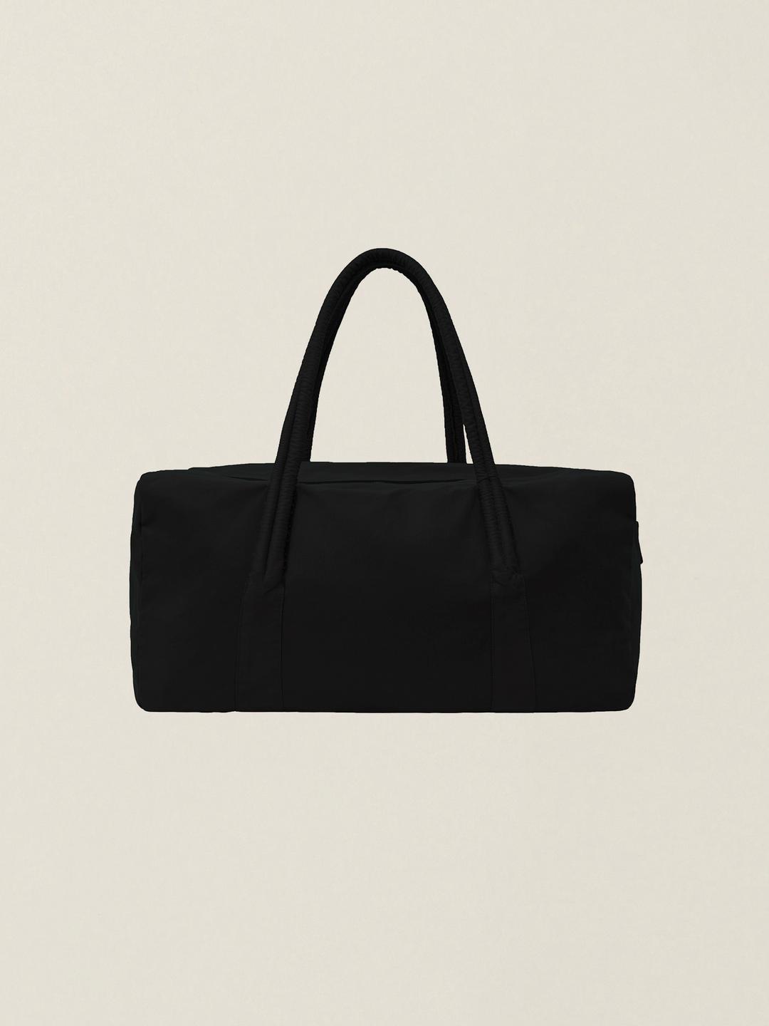 GARMENT DYED DUFFLE BAG (LARGE)  BLACK