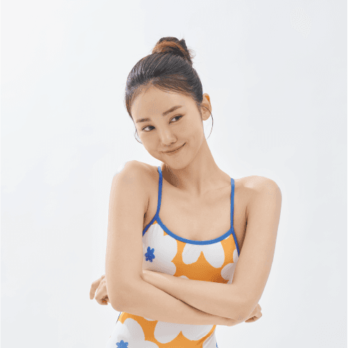 옐로우플라워 크로스백 수영복