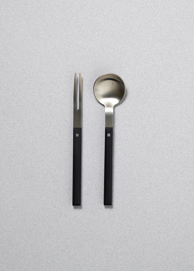 블랙 겐비 미니 커트러리