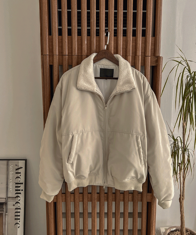 [당일출고]포근한 양털 덤블 점퍼(44-120)