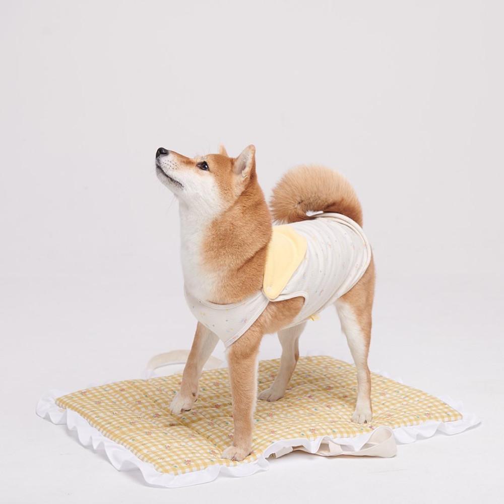 [로다X한땀공방] 반려견 낮잠매트 강아지 방석 산책매트 개모차 방석 쿠션