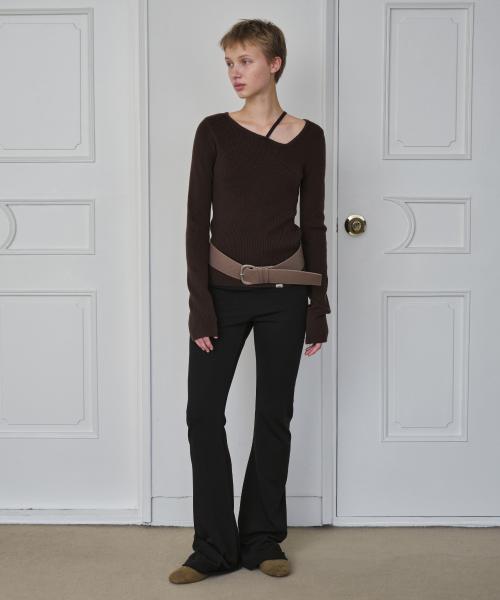 Basic Flare Leggings / Black