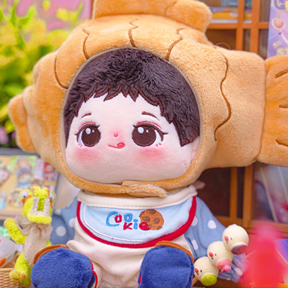10cm인형옷 15cm 20cm 붕어빵모자 쿠키 아이돌인형옷 무속성 의상
