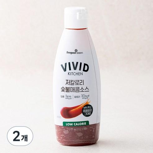 비비드키친 저칼로리 숯불매콤 소스, 290g, 2개 - 기타소스 | 쿠팡