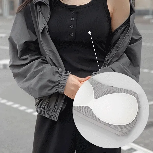 [속옷프리!/캡내장] 볼드끈 캡내장 슬리브리스 - 4 color