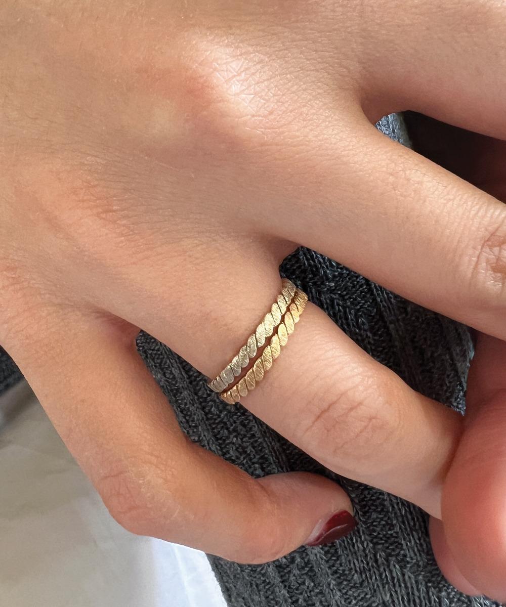 twist vintage mood Ring