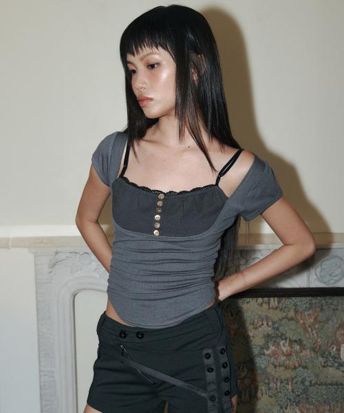 Katie Button Baby Top (Black)