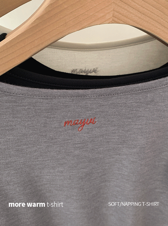 언더비 [🔴라이브/윈터비❄️/Mayvi/두장이상할인/베스트재입고] 리저 라운드 속기모 티셔츠 (6 color)