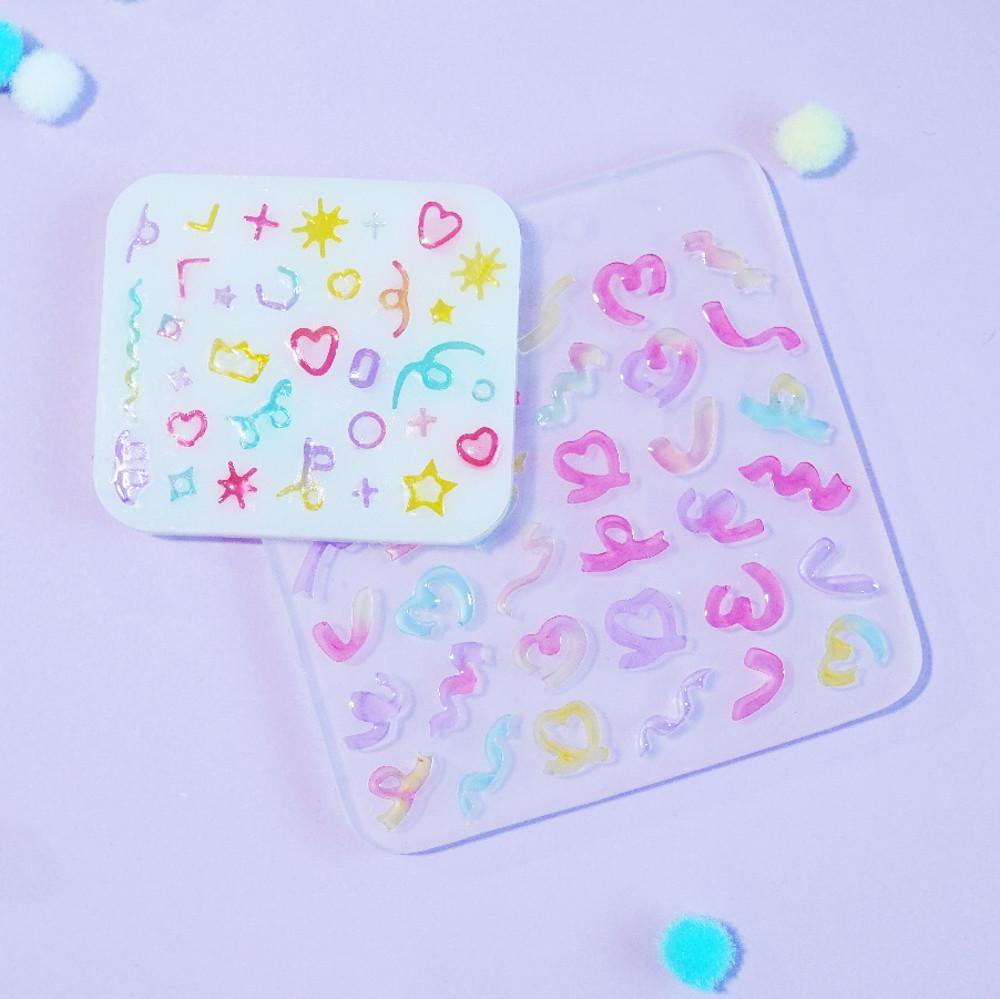 컨페티 몰드 / 레진아트 실리콘 몰드