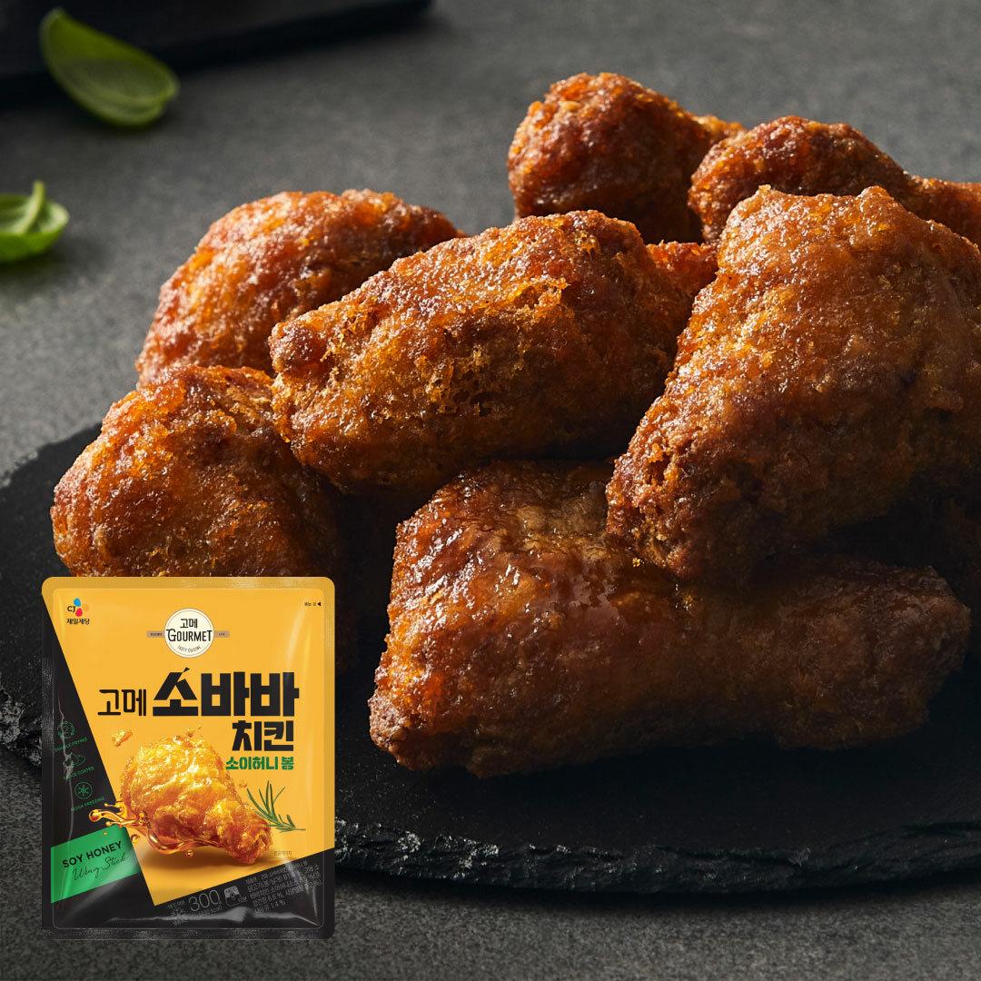 [고메 소바바치킨] 소이허니 봉 300g
