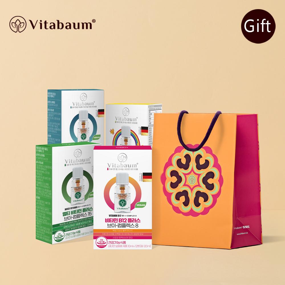 [부모님선물] 비타바움 활력 비타민 고함량(2주분) 모음전+쇼핑백증정/비타민B