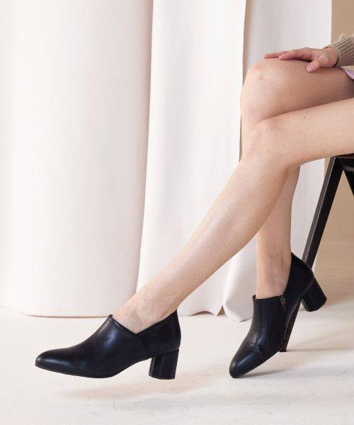 브이컷 슬림 부띠힐 (BLACK)