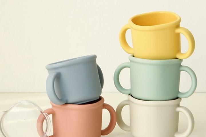 실리콘 조개&문어 스푼포크/이유식 흡착식판/빨대컵/뽀로로 젓가락 모음전