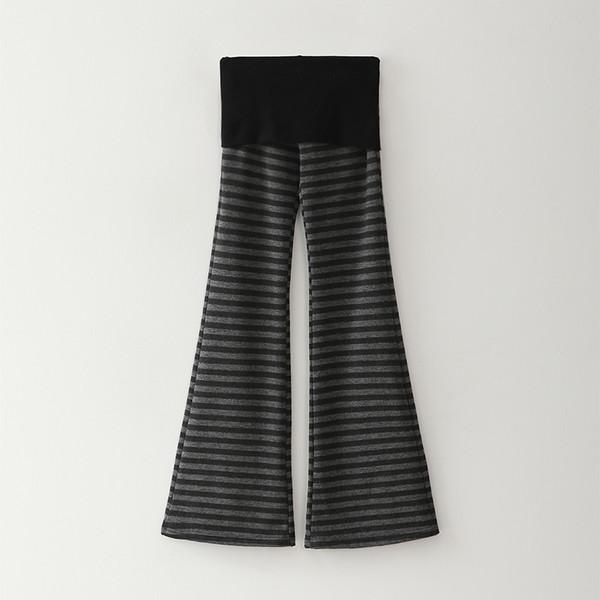 Bluesf folding stripe sweatpants