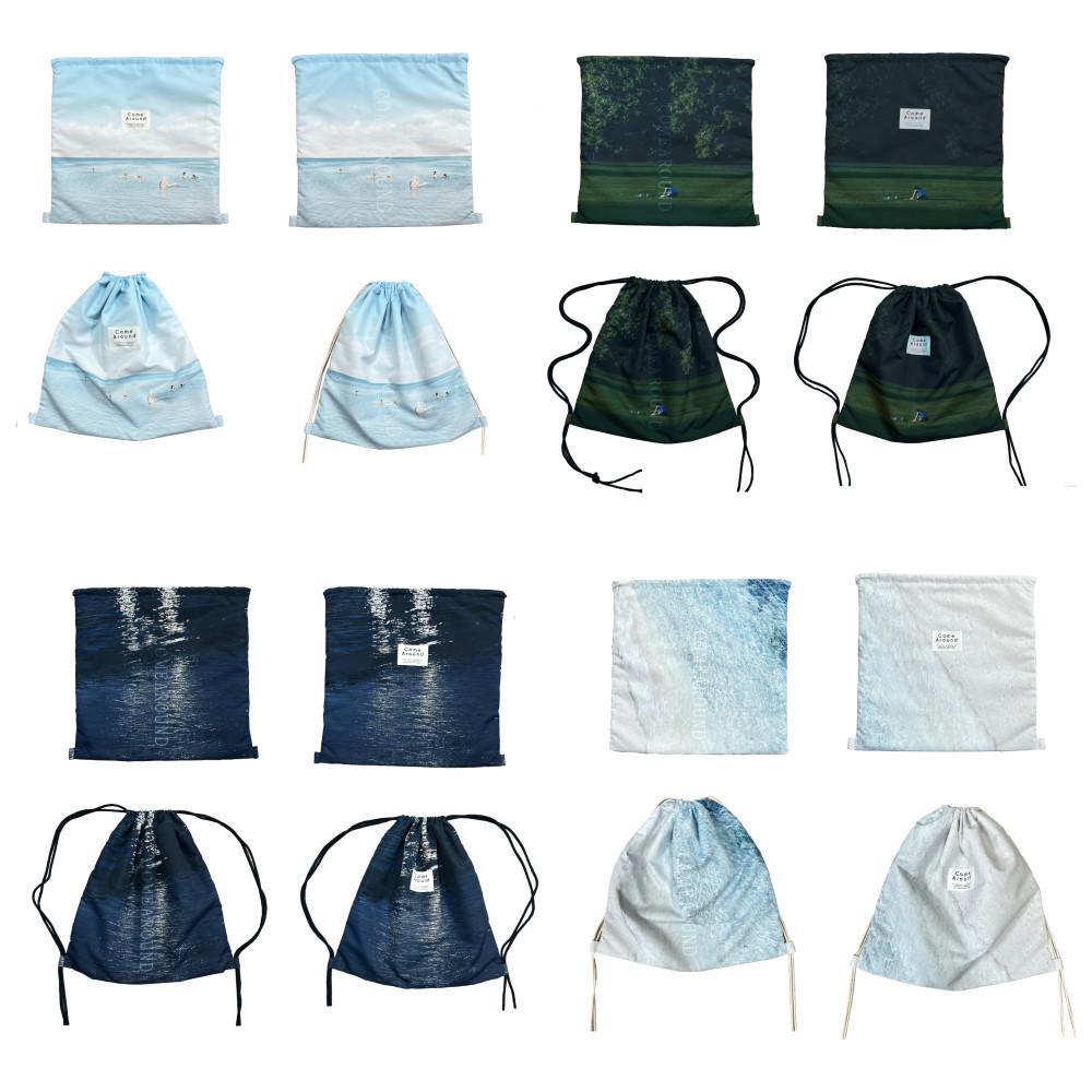 STRING BAG 컴어라운드 핸드크래프트 에코백 스트링백 스트링백팩