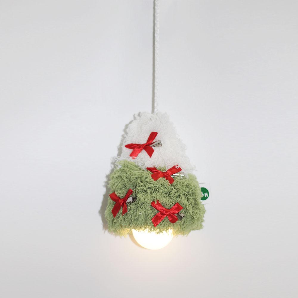 Gift box) 스노우 트리 퍼 램프 snow tree fur lamp