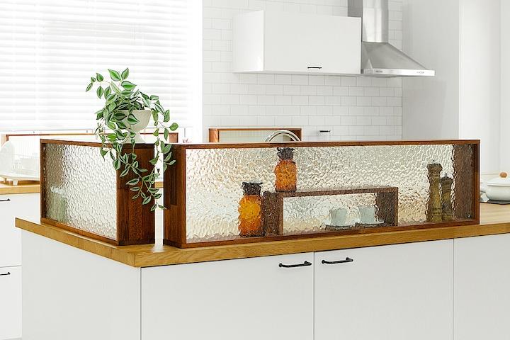 몰리 홈카페 멀바우 원목 파티션 6type