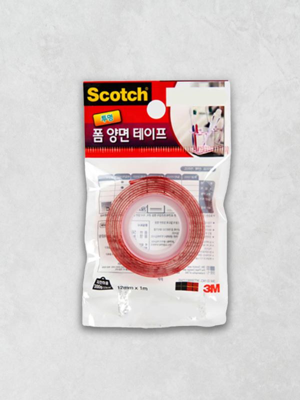 3M 스카치 강력 투명 마운팅 폼 양면테이프