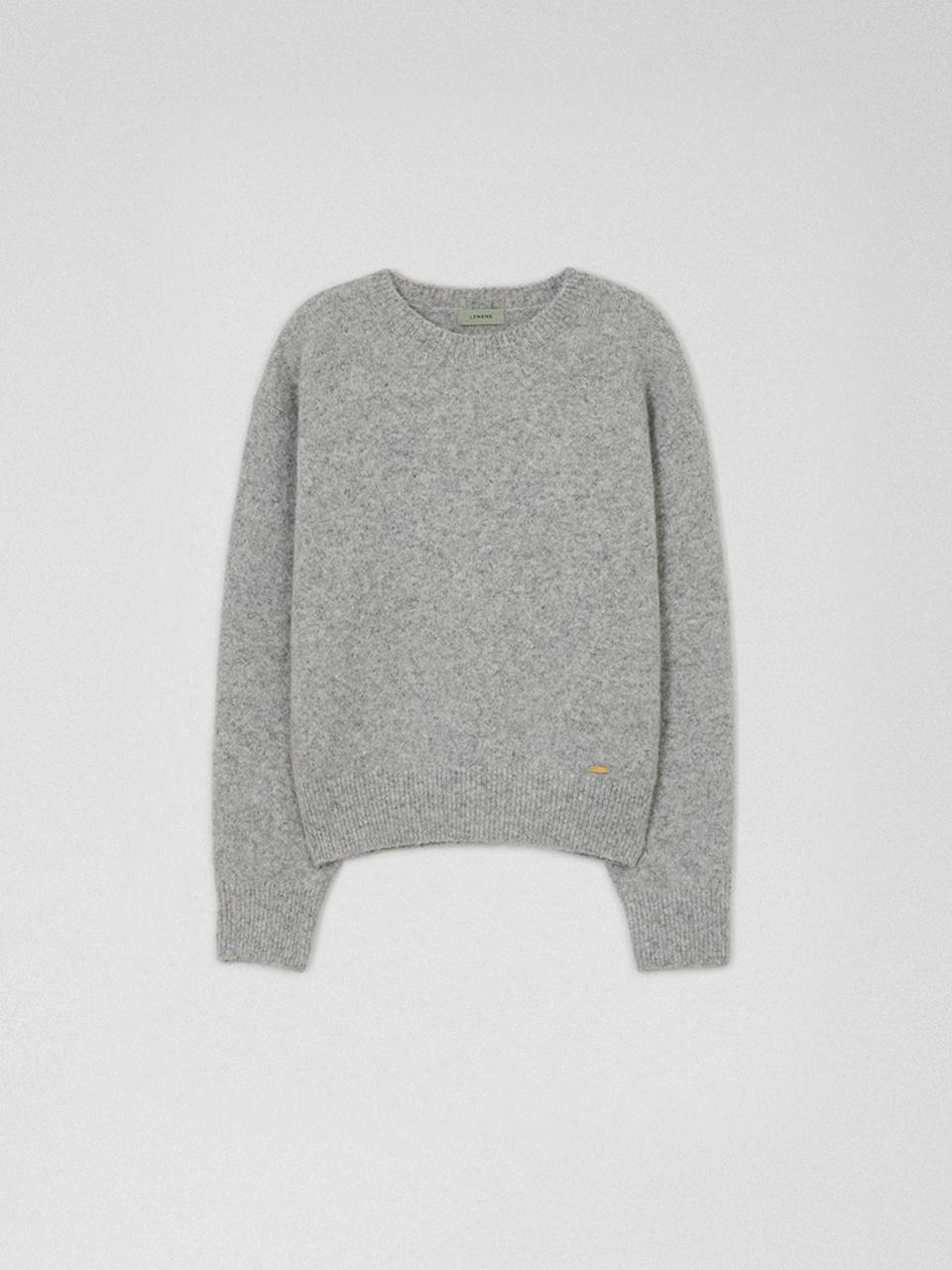 누벨 헤어리 풀오버 라이트그레이