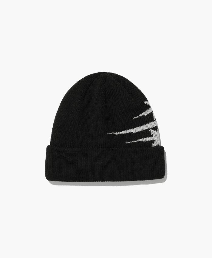 3STARS LOGO BEANIE[BLACK]