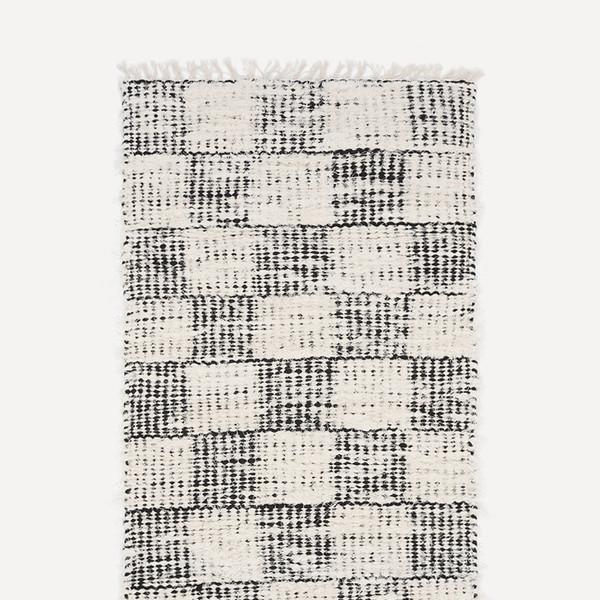 Textured Cotton Rug - 포르투갈 텍스쳐 코튼 러그 Mixed Check