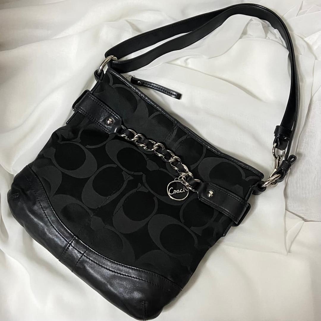 빈티지 코치 자카드 2way 바게트백 | 후루츠패밀리