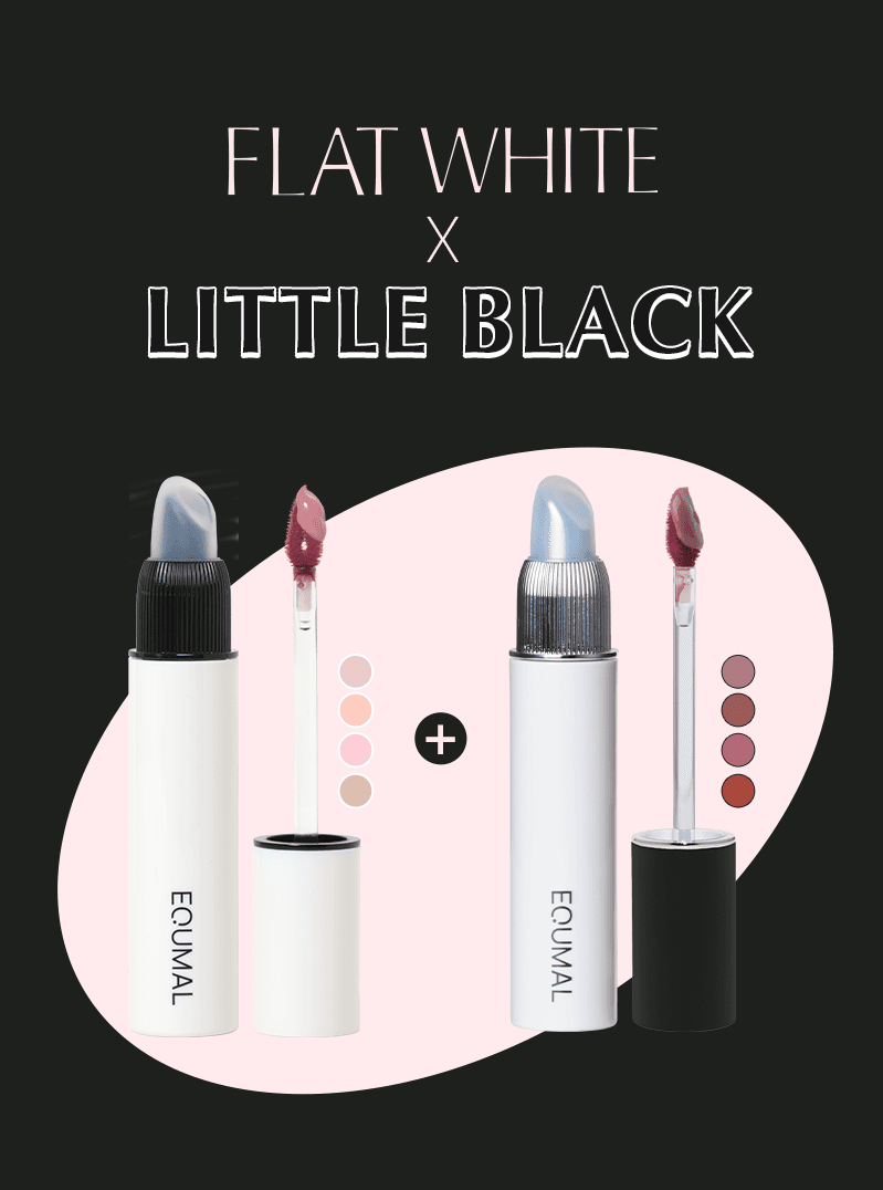 [20%] 논-섹션 글로이 틴트_듀오 (플랫화이트+리틀블랙)