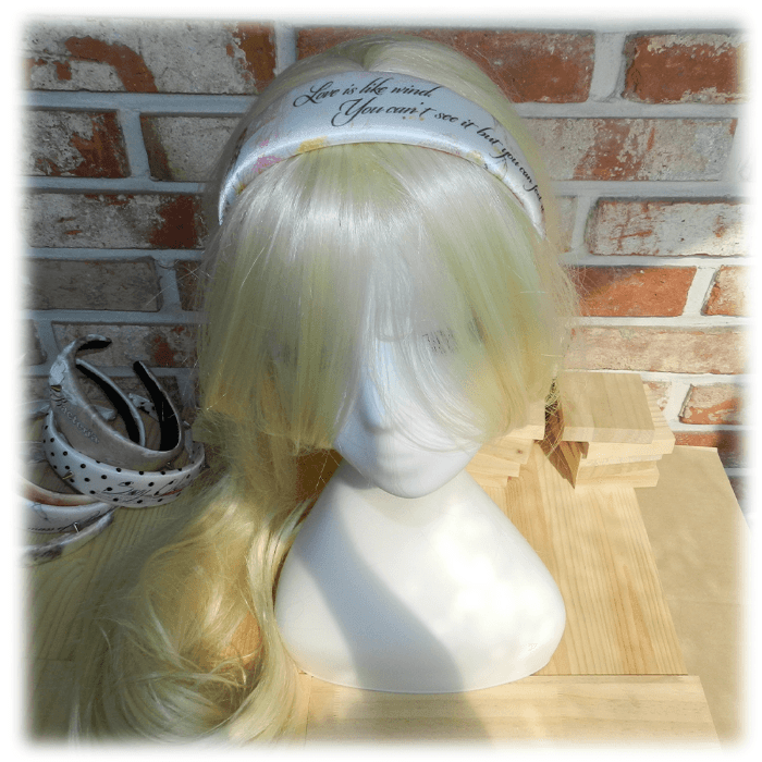 'Love is like wind\' hairband