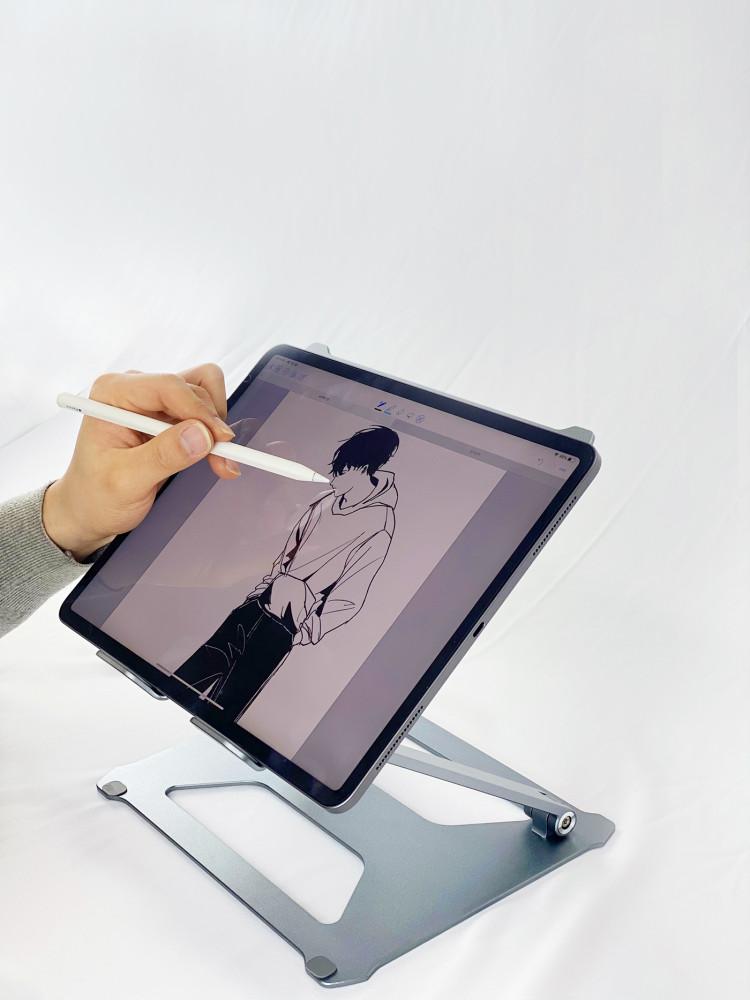 알루미늄 아이패드 필기 거치대 태블릿 드로잉
