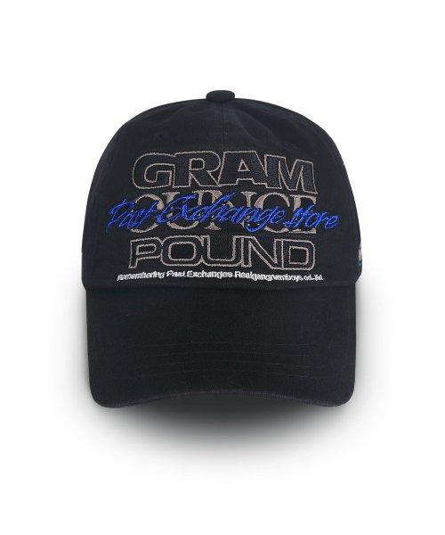 TYPO OVERLAPPED 6-PANEL CAP_BLACK