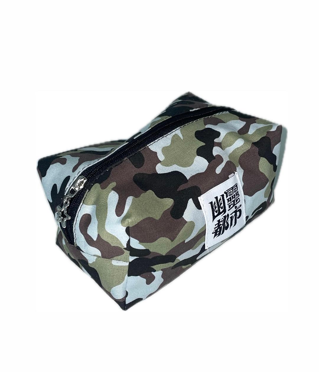 blue camo pouch