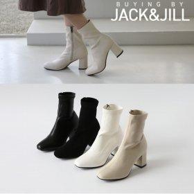 잭앤질 바잉 7cm 스판 앵클부츠(JC0657S)