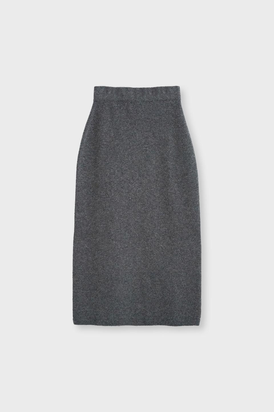 Essential 031 cashmere knit skirt