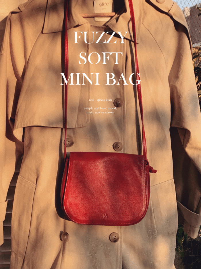 [98project/1만개돌파] 퍼지 소프트 미니백 - 3 color