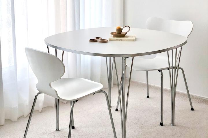 플레인테이블 1000 Hpl 타원형(2인용)