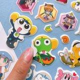 개구리중사 케로로 캐스팅 스티커 4종 1세트