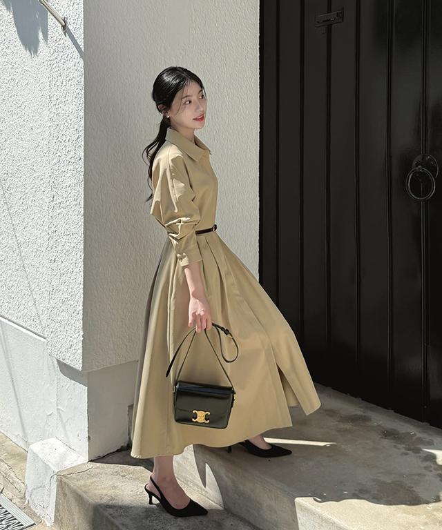 악녀일기 [🖤가을원피스ㆍ트렌치🖤made] 더앤즈 셔츠 롱 원피스