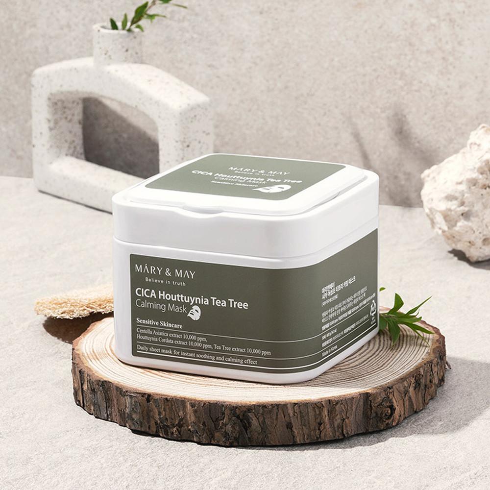 마리엔메이 1일 1팩 시카어성초 티트리 카밍  뽑아쓰는 마스크팩 30매